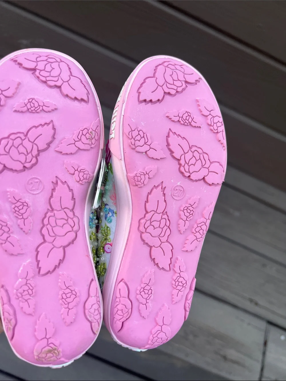 Lelli Kelly Pink Floral Mary Jane Kids Shoes
